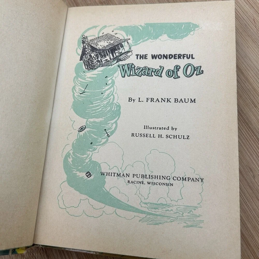 The‎ Wonderful WIZARD OF OZ Vintage 1957 Whitman Hardcover HC book L. Frank Baum